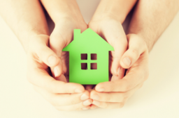 Traditioneel Bouwen Living Home Sleutel Op De Deur