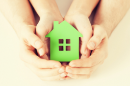 Traditioneel Bouwen Living Home Sleutel Op De Deur