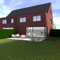 Project Outgaarden Moderne Woning Tuin